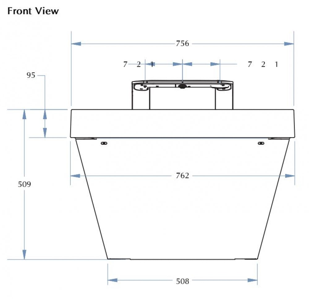 Bradley Verge Single Basin with Washbar Technology