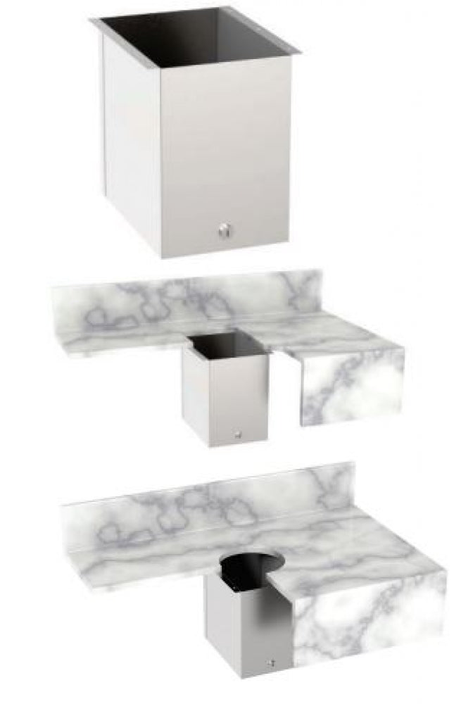 Bradley 389 Concealed Undermount Waste Bin