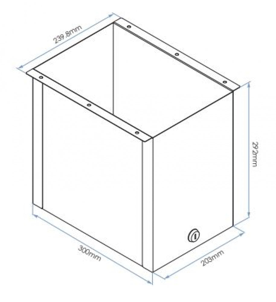 Bradley 389 Concealed Undermount Waste Bin