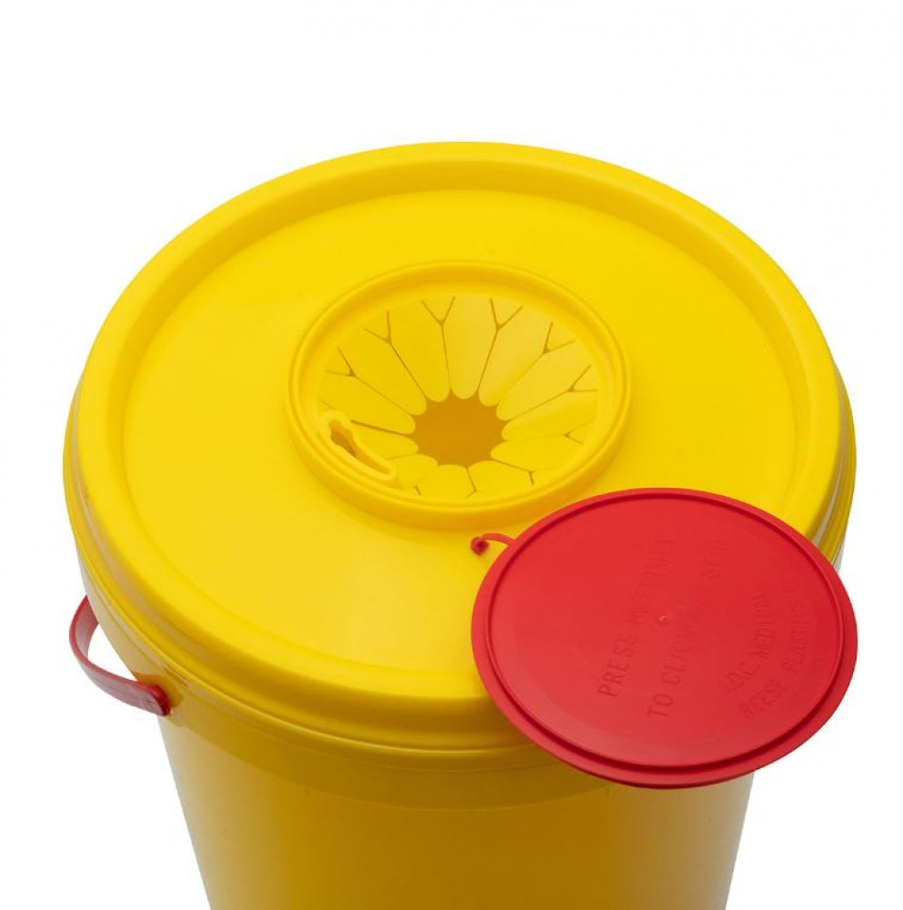 IDC Medical RE20LR Sharps Disposal Container Round 23L