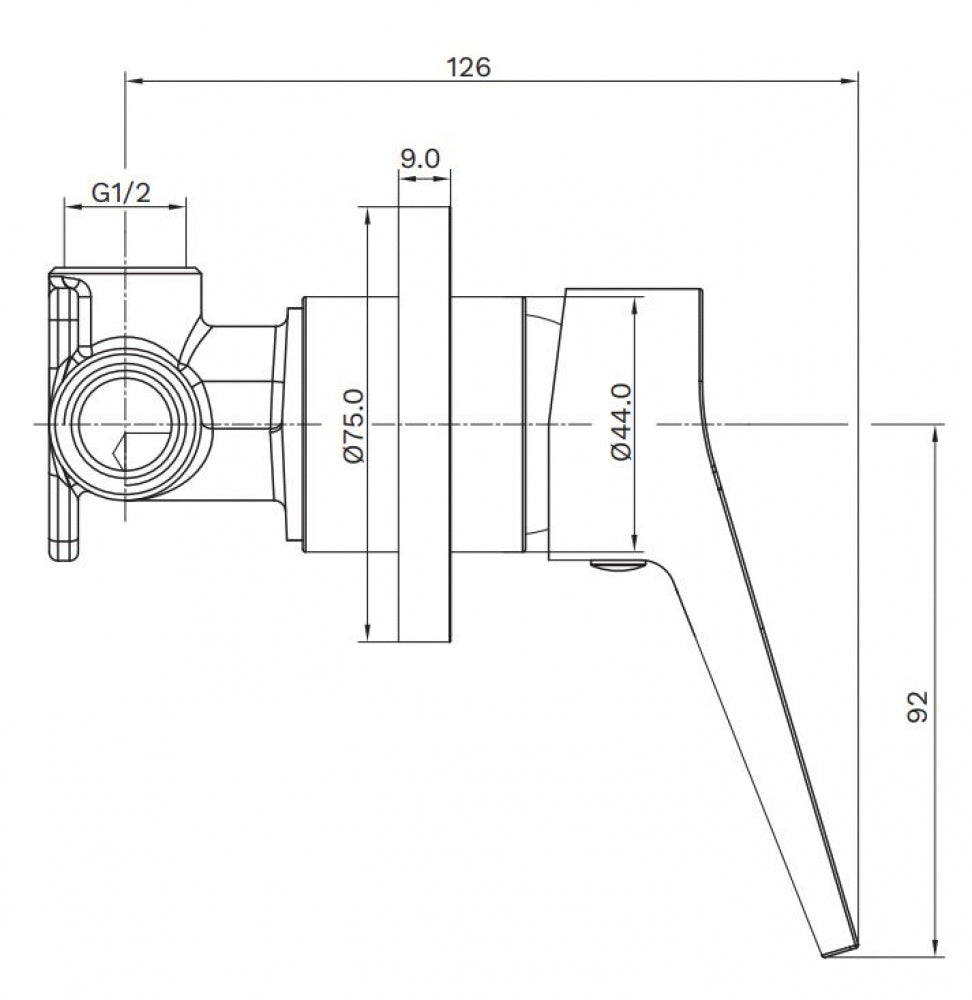 Gentec Rebel REB4000 Single Lever Shower Mixer