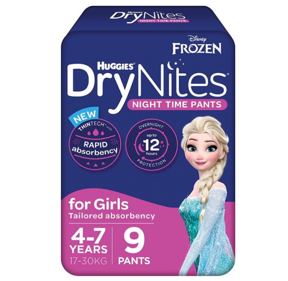 Huggies DryNites Pyjama Pants Girls (4-7yrs)