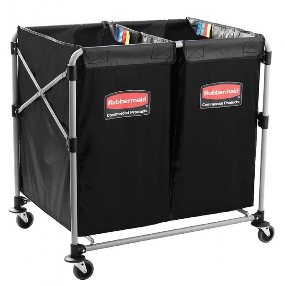 Rubbermaid Executive R1881781 Collapsible Linen X-Cart