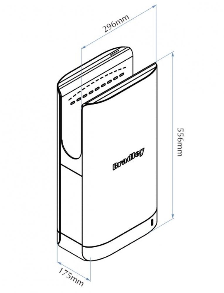 Bradley Airstream 220-700 Automatic Hand Dryer