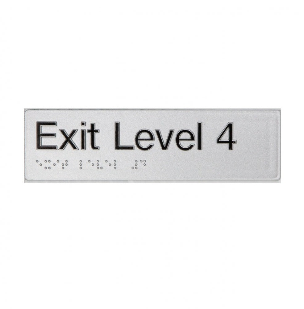 BEST BUY EL4 Exit Sign Level 4 Braille