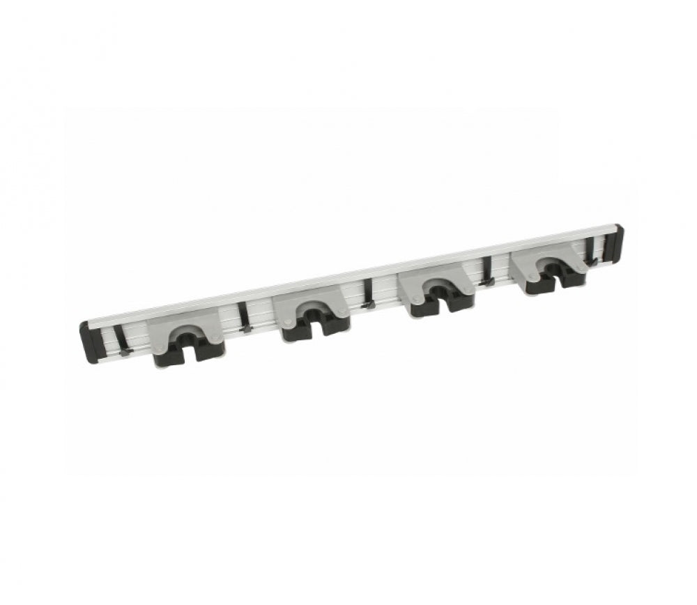 Edco 11800 Universal Mop and Broom Holder on Rail