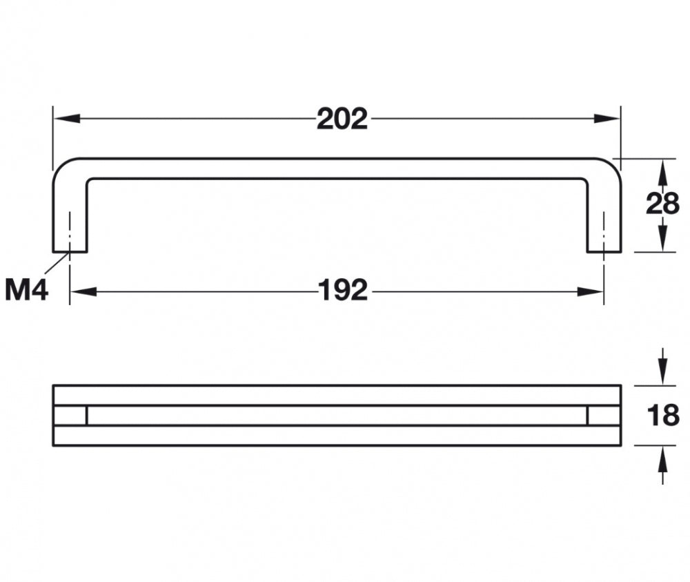 Hafele Urban Furniture Handle