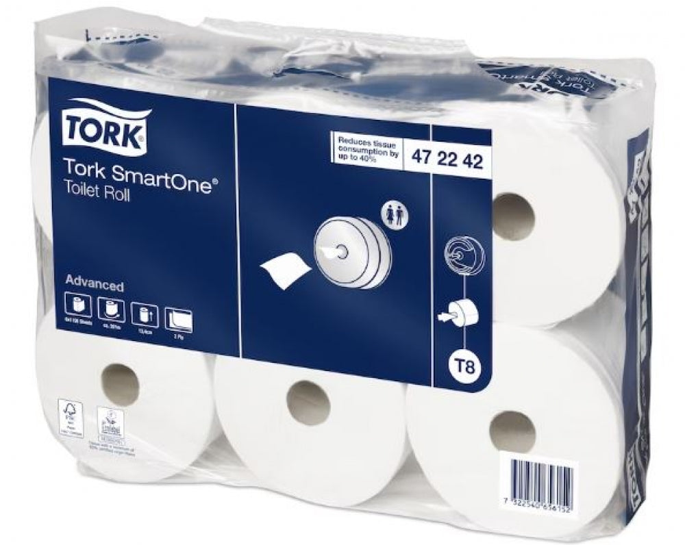 TORK T8 SmartOne 472242 Jumbo Toilet Roll Advanced 207m