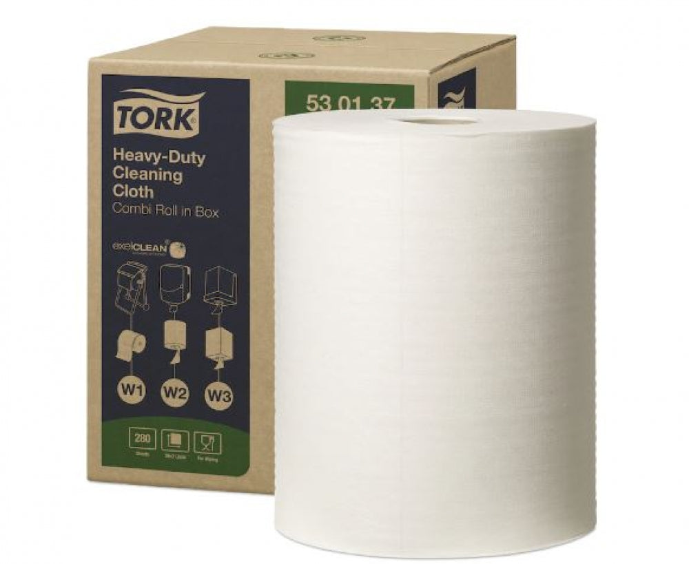 TORK W1 W2 W3 530137 Cloth Roll Heavy Duty
