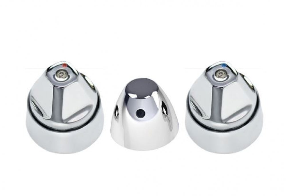 Gentec AV0001 Anti Ligature Basin Set with Outlet and Control Valves