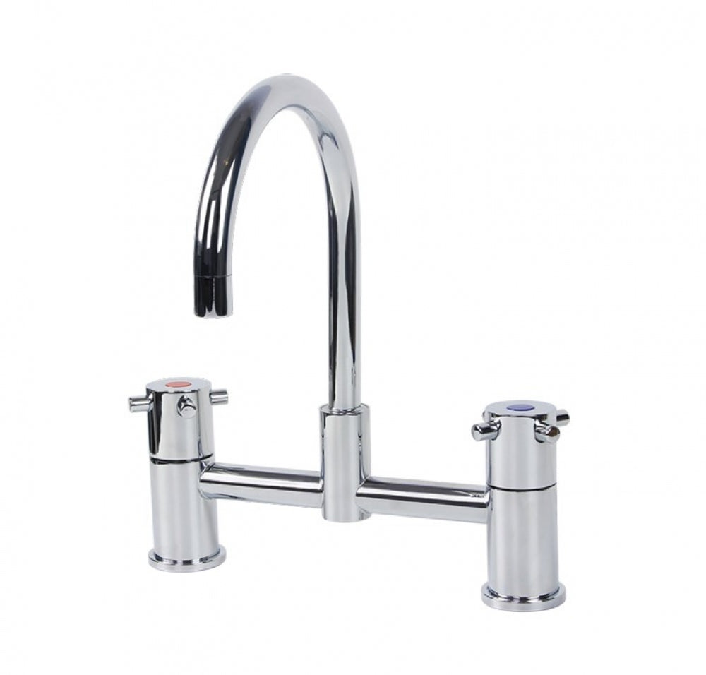Gentec Cleanline Capstan CAP0015 Basin Mounted Exposed Mixing Set