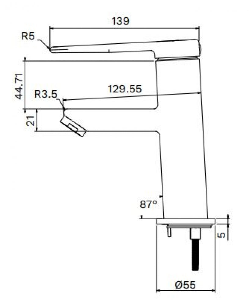 Gentec GPure Nugen GPN1000 Single Lever Basin Mixer
