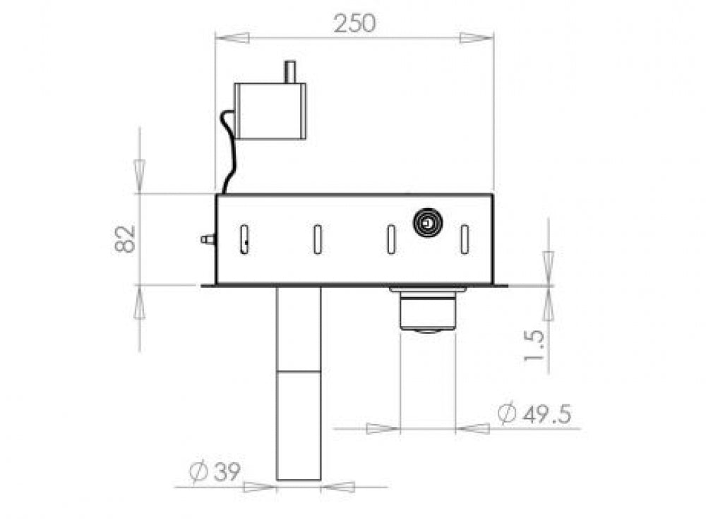 Gentec MVPM5000 Electronic Thermostatic Mixer Tap