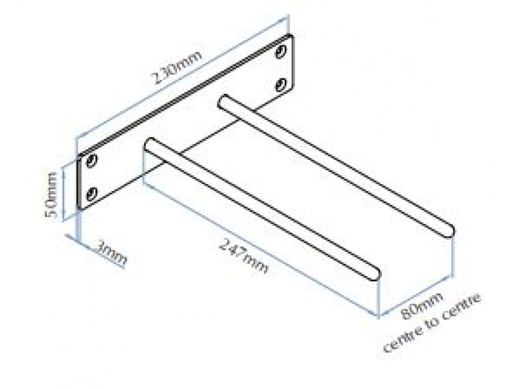 Bradley 9992 Ladder Crutch Hook