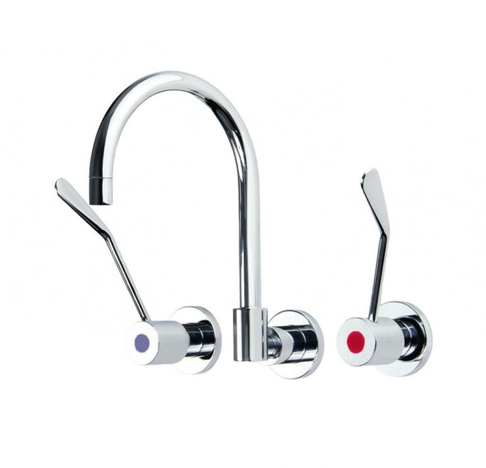 Gentec Cleanline Lever CLLF15035 Wall Mounted Concealed Sink Set
