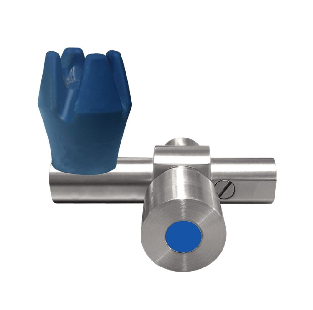 Gentec GPure FloStop GPT8000 Stainless Steel Timed Flow Bubbler Right Angle