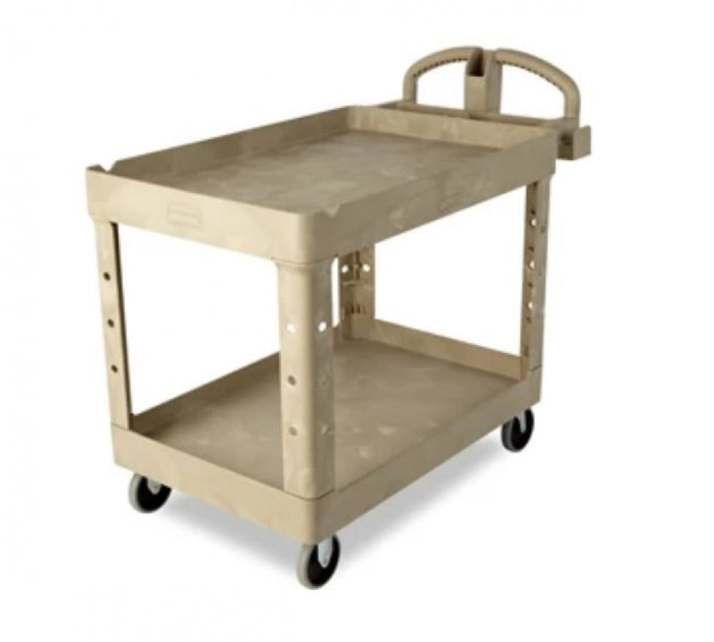 Rubbermaid 4520 Utility Cart Medium 2 Tier