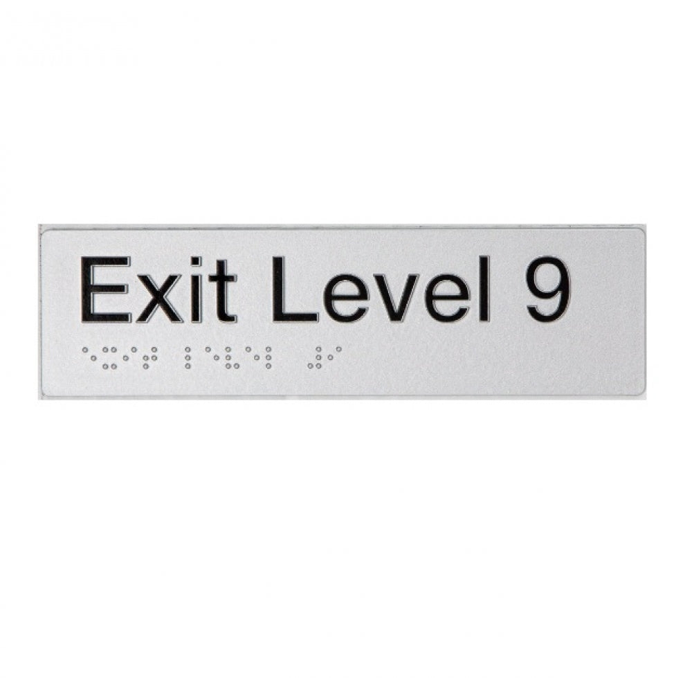 BEST BUY EL9 Exit Sign Level 9 Braille