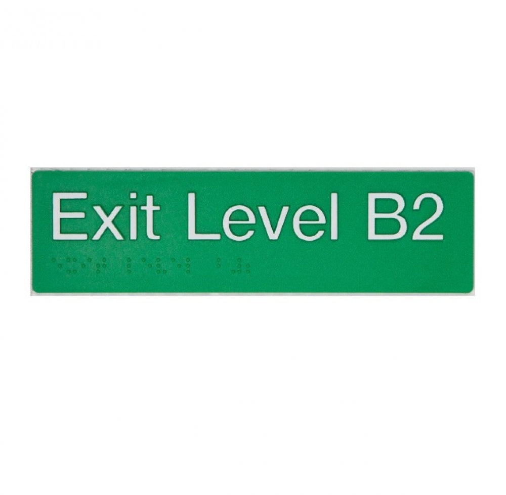 BEST BUY EB2 Exit Sign Basement 2 Braille