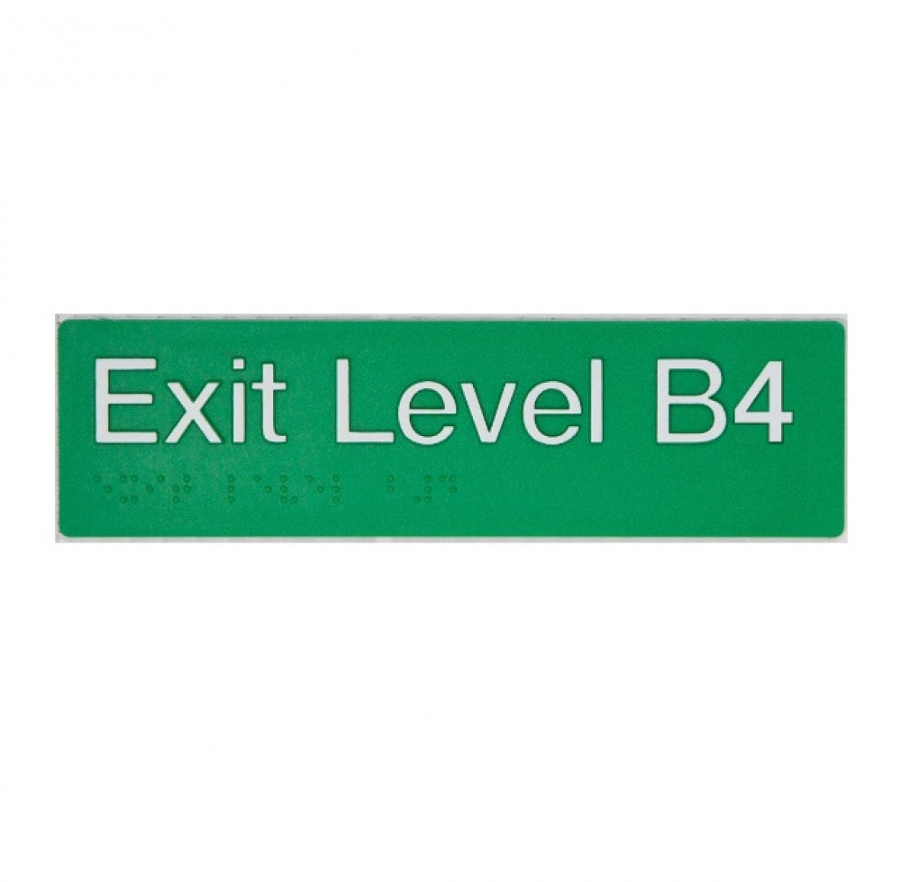BEST BUY EB4 Exit Sign Basement 4 Braille