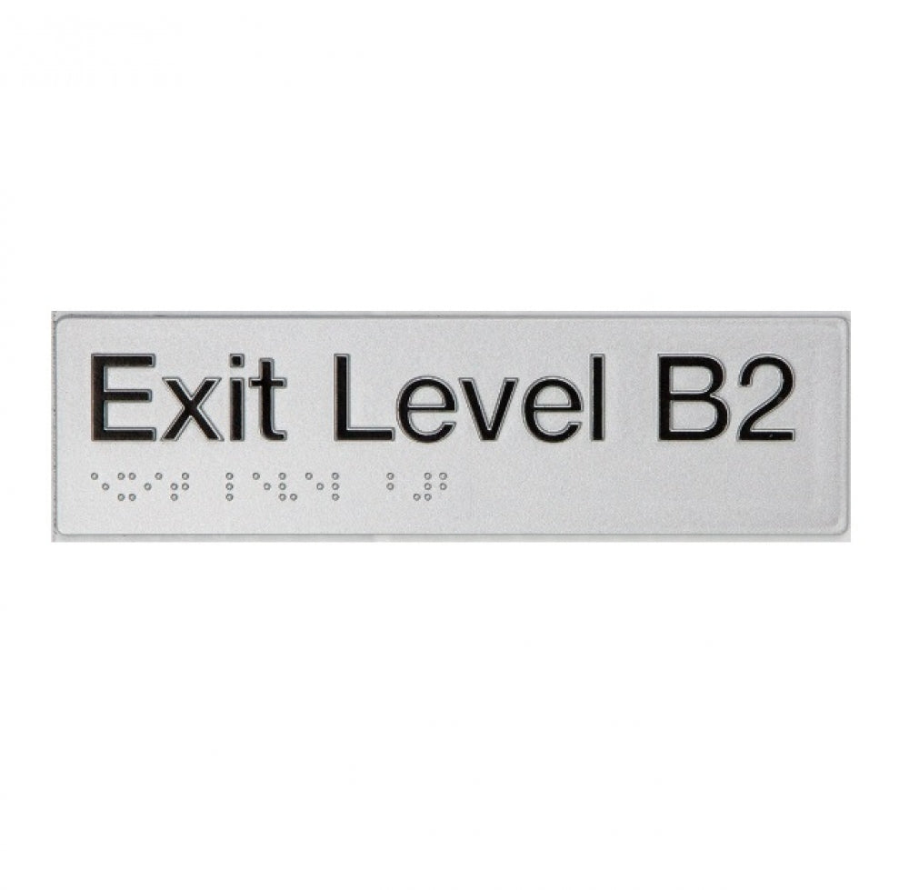 BEST BUY EB2 Exit Sign Basement 2 Braille