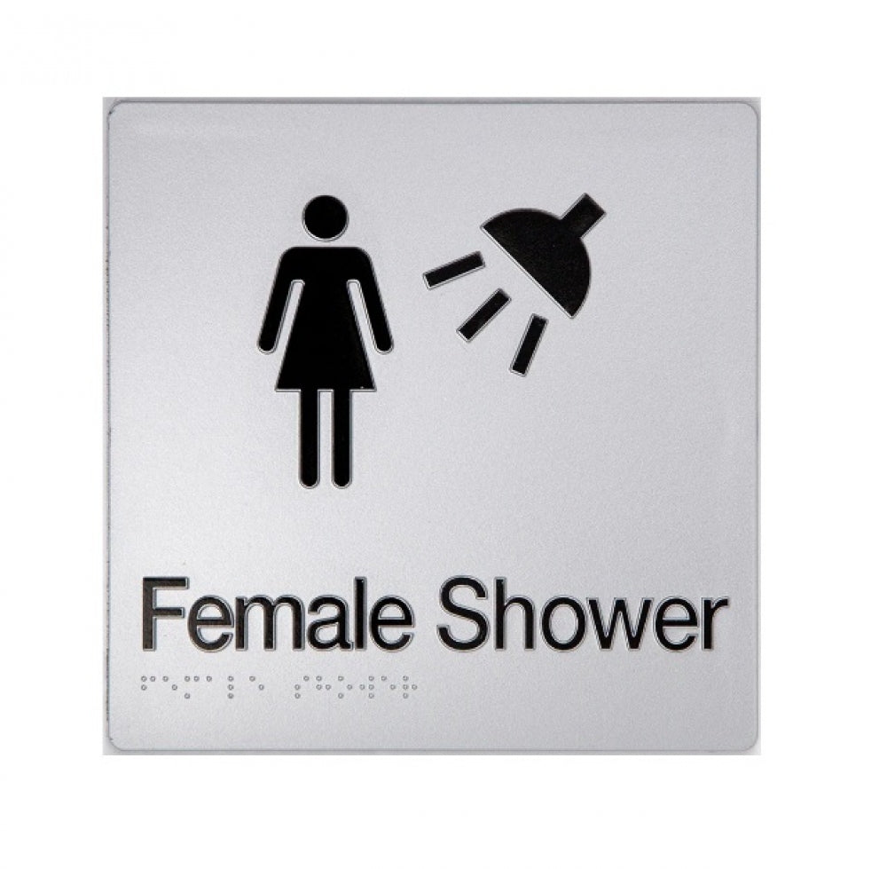BEST BUY FS Female Shower Sign Braille