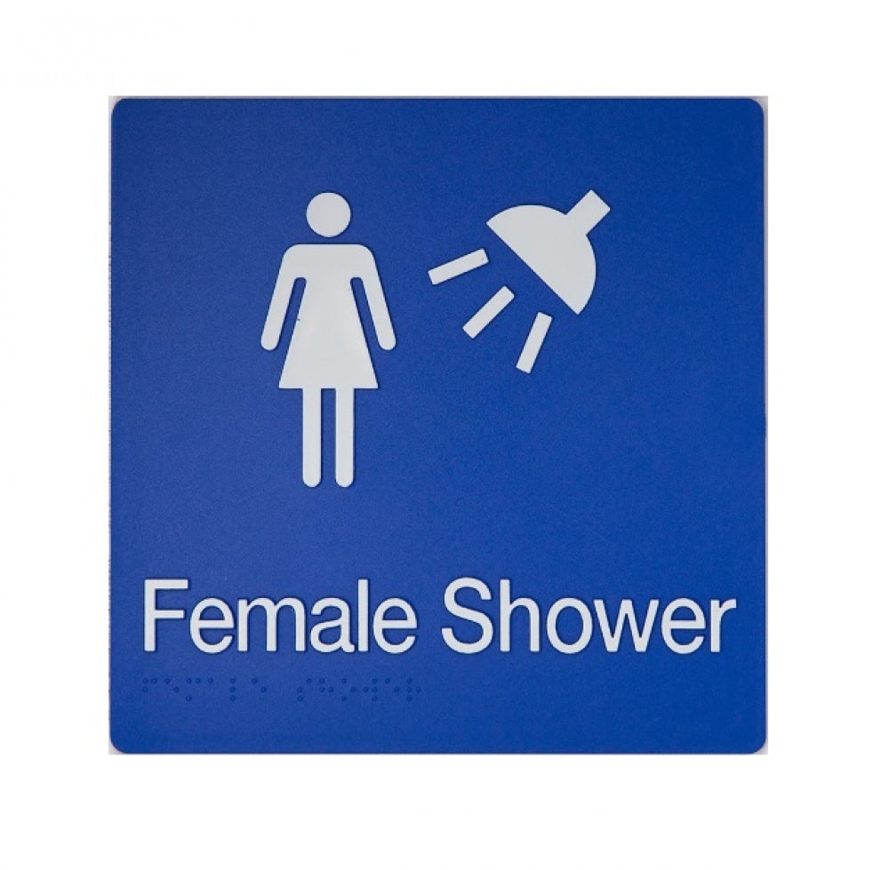 BEST BUY FS Female Shower Sign Braille