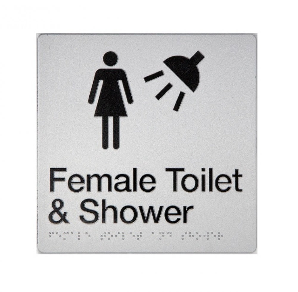 BEST BUY FTS Female Toilet and Shower Sign Braille