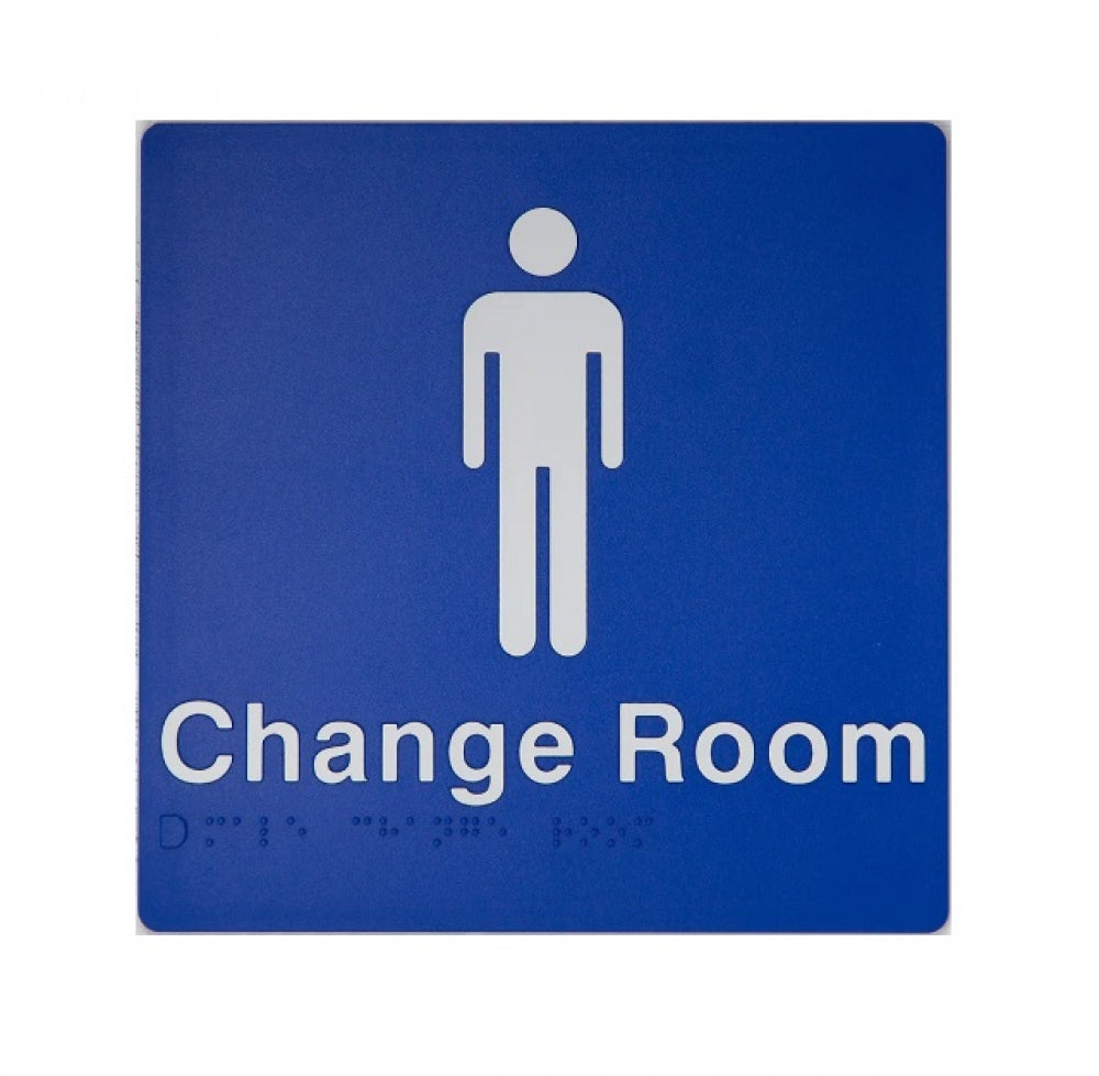 BEST BUY MCR Male Change Room Sign Braille