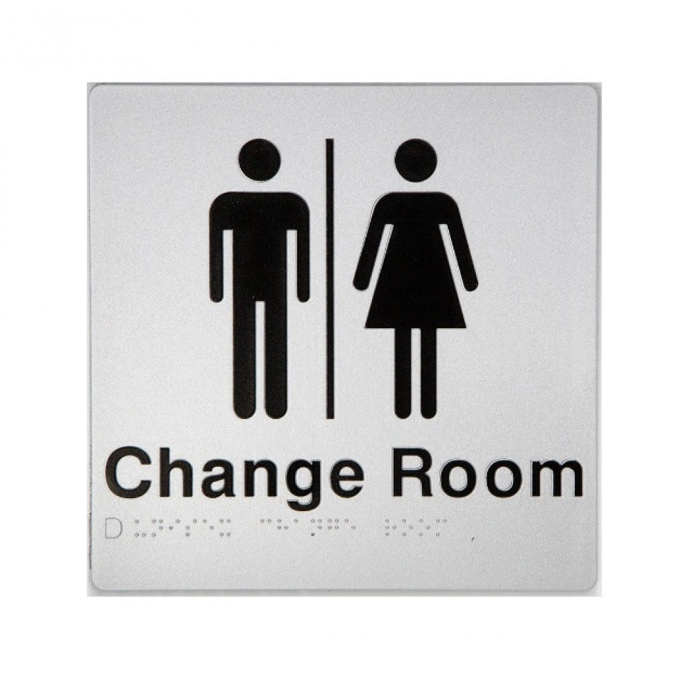 BEST BUY MFCR Unisex Change Room Sign Braille
