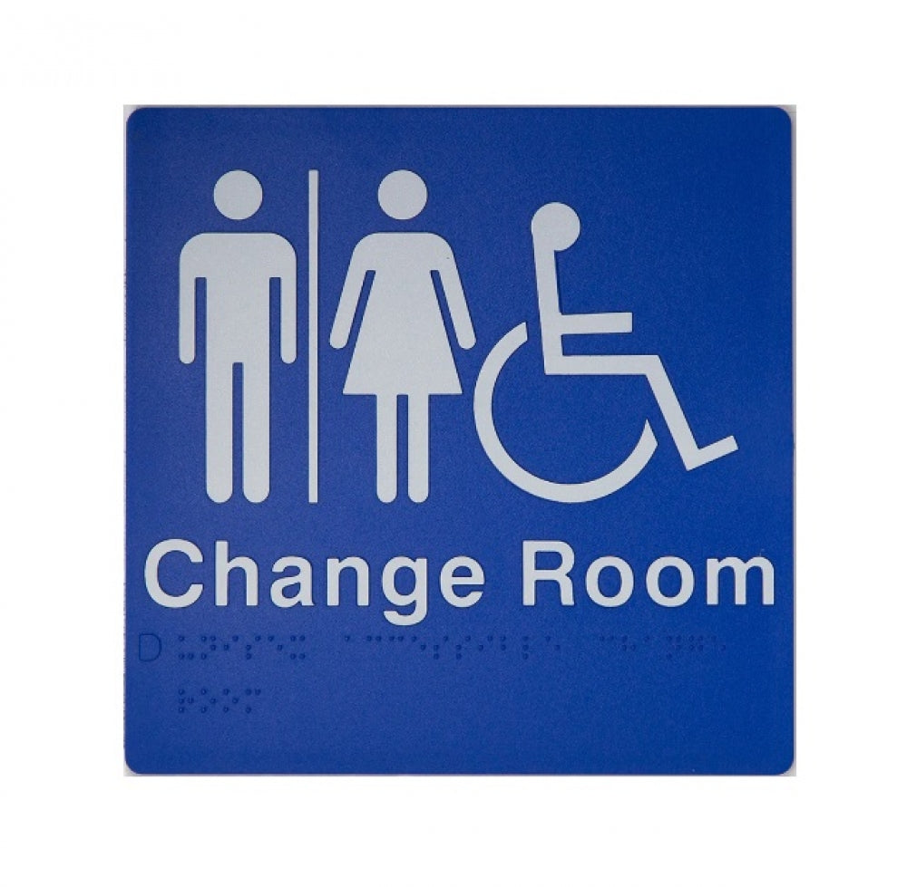 BEST BUY MFDC Unisex Accessible Change Room Sign Braille