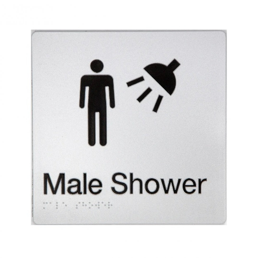 BEST BUY MS Male Shower Sign Braille