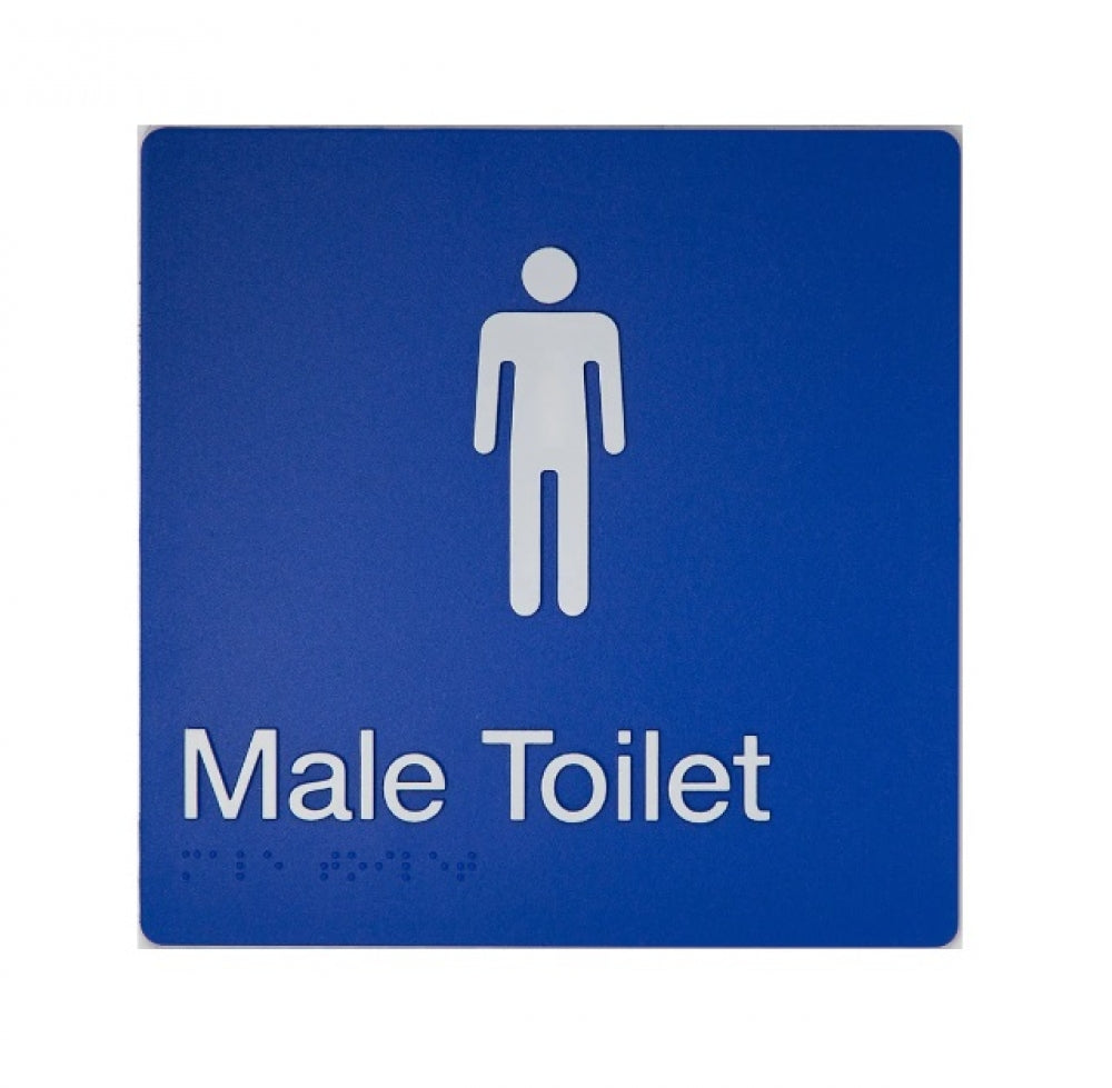 BEST BUY MT Male Toilet Sign Braille
