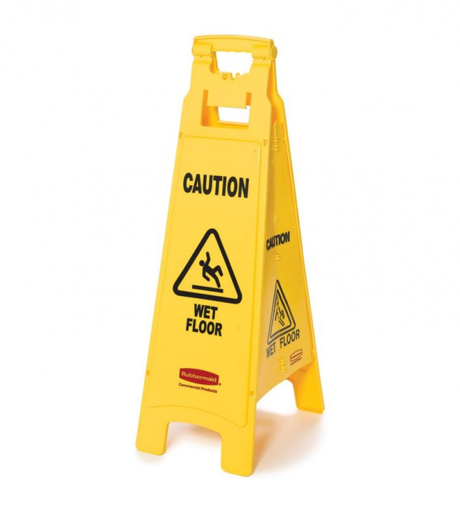 Rubbermaid 6114 Floor Safety Sign 4 Sided