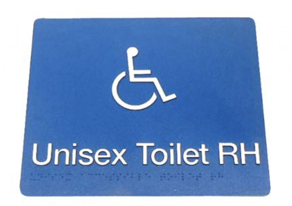 Bradley 975 Unisex Toilet Right Hand Braille Sign