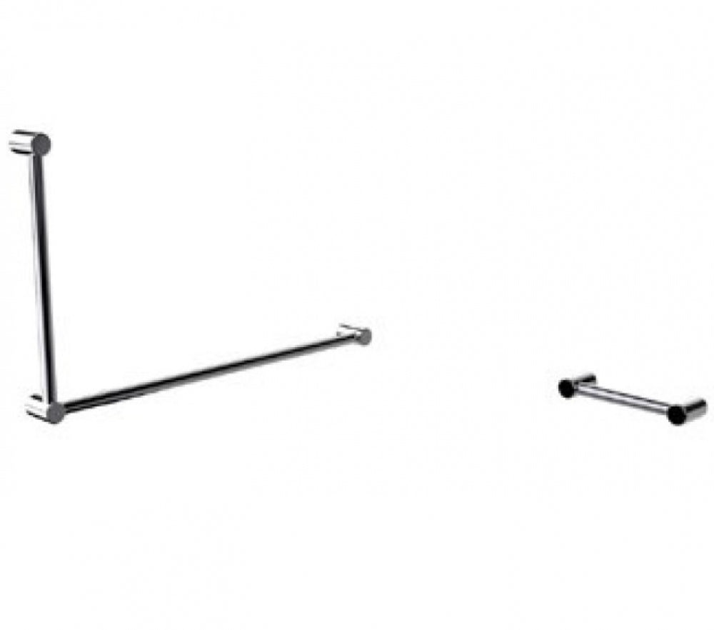 Avail Designs Calibre Mecca Toilet Grab Rail Set 90 Degree Plus 300mm Straight