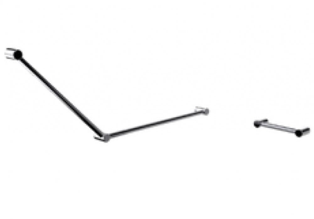Avail Designs Calibre Mecca Toilet Grab Rail Set 45 Degree Plus 300mm Straight