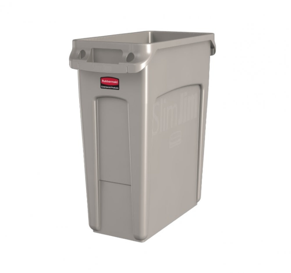Rubbermaid Slim Jim Waste Container 60L with Venting Channels