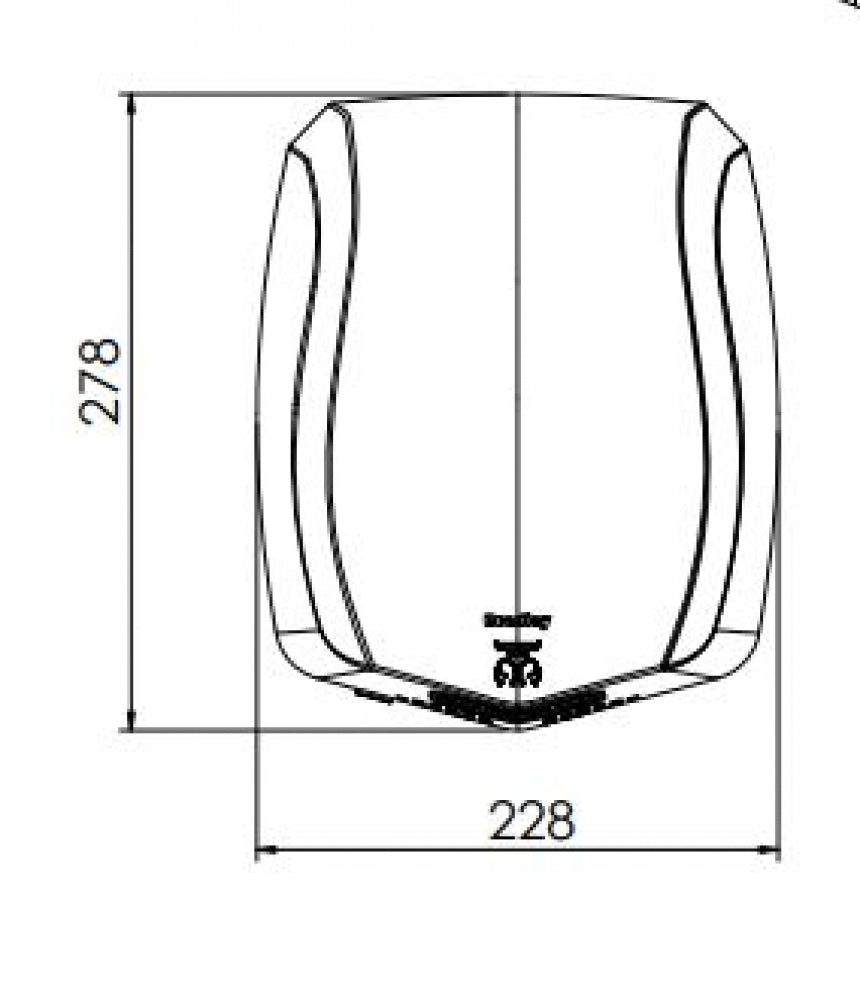 Bradley Airstream Eco 220-312 Hand Dryer Automatic
