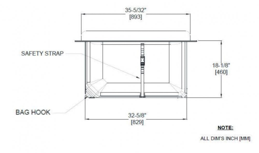 JD MACDONALD 10-9018-41 Baby Change Table Horizontal