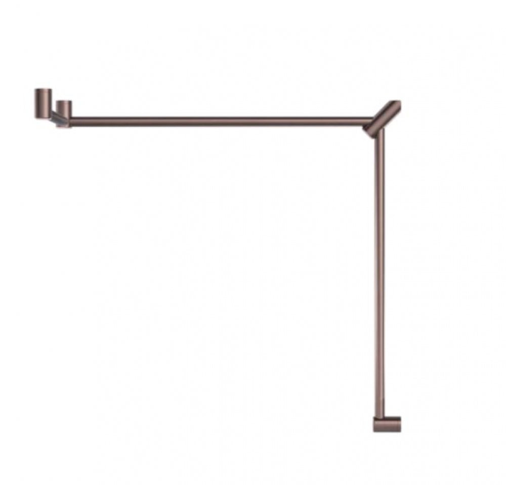 Nero Mecca Care NRCR3290C Toilet Grab Rail 90 Degree Continuous Wraparound