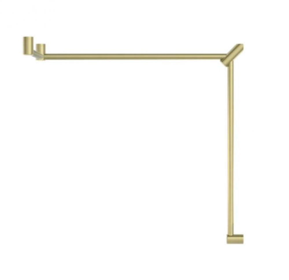 Nero Mecca Care NRCR3290C Toilet Grab Rail 90 Degree Continuous Wraparound