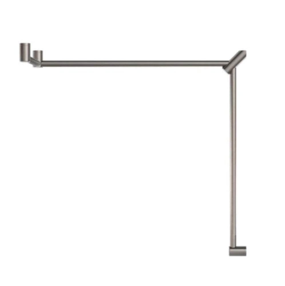 Nero Mecca Care NRCR3290C Toilet Grab Rail 90 Degree Continuous Wraparound
