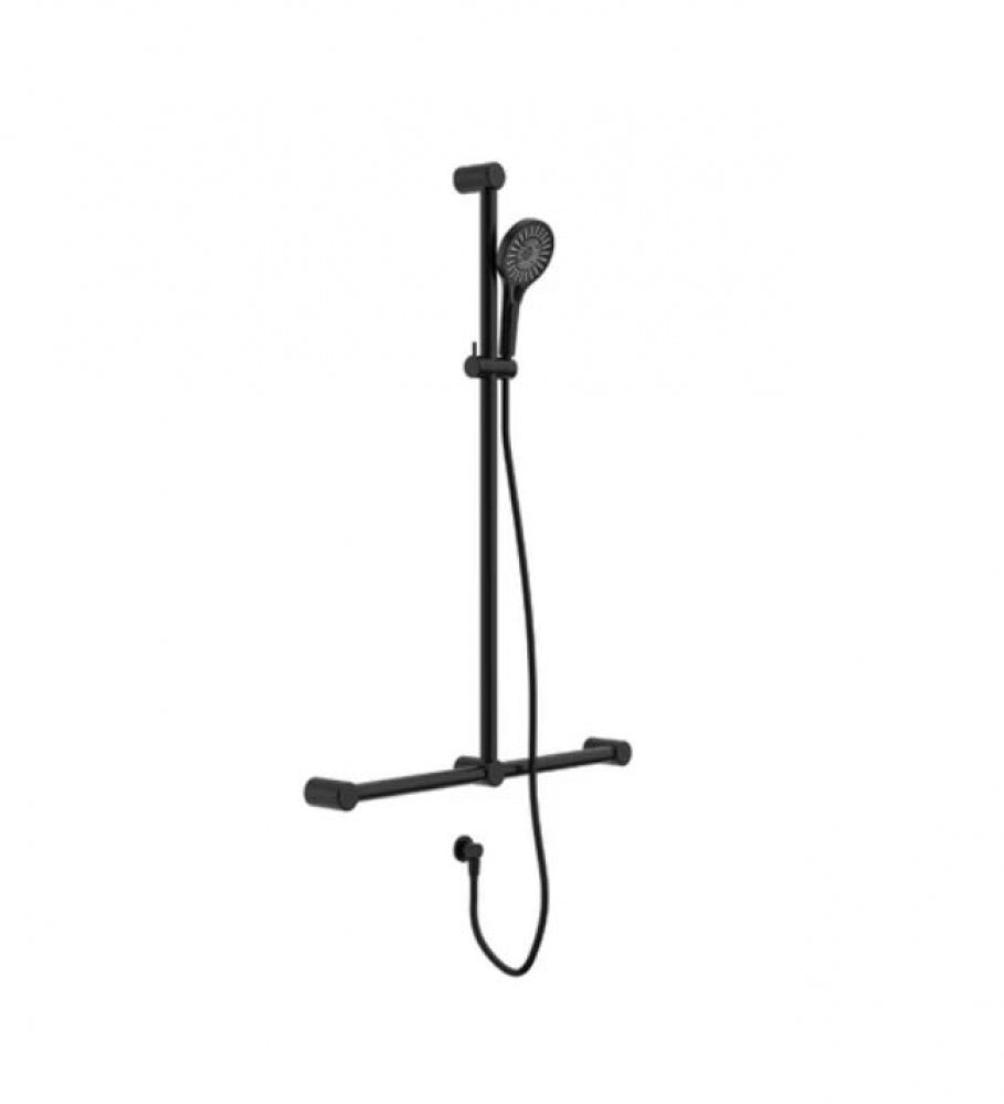 Nero Mecca Care NRCS006 T Bar Grab Rail and Adjustable Shower Set