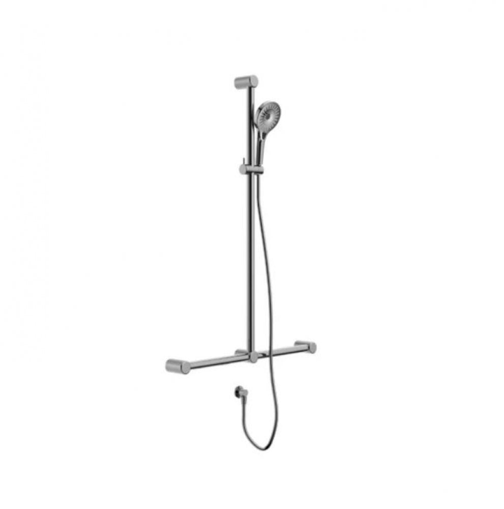 Nero Mecca Care NRCS006 T Bar Grab Rail and Adjustable Shower Set