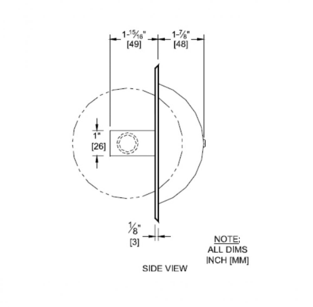JD MACDONALD 10-74022 Double Toilet Roll Holder Recessed