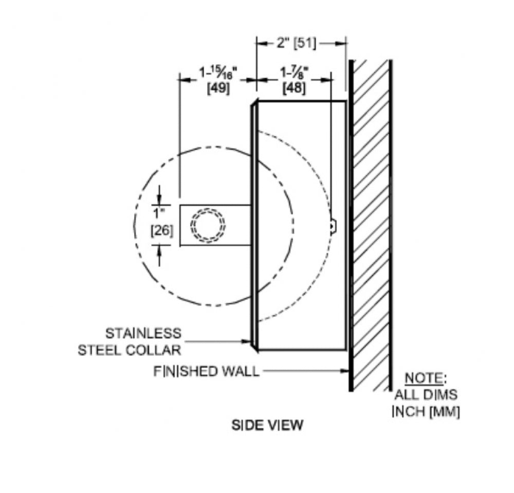 JD MACDONALD 10-7402 Single Toilet Roll Holder