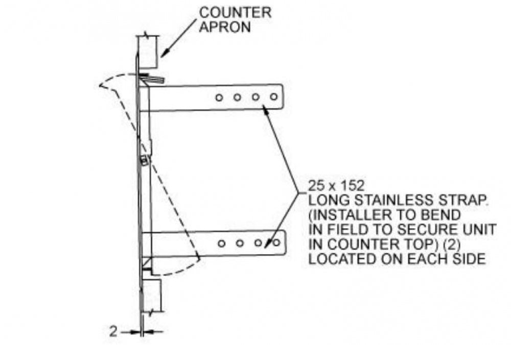 JD MACDONALD Traditional 10-1003-MV Vertical Mount Waste Bin 28L Capacity
