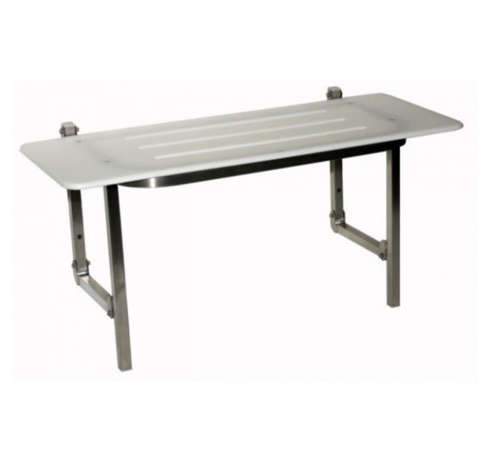 JD MACDONALD SS960S Folding Shower Seat Slotted