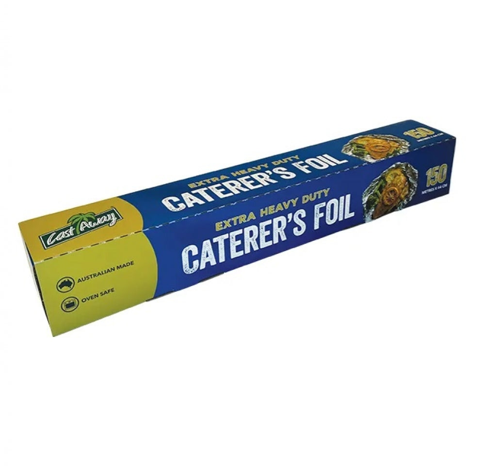 Castaway Caterers Extra Heavy Duty Alumium Foil Roll 150m